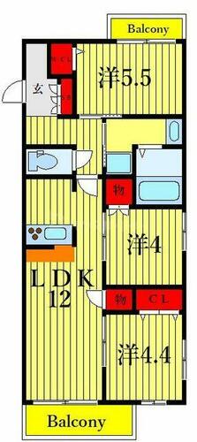 同じ建物の物件間取り写真 - ID:213100322471