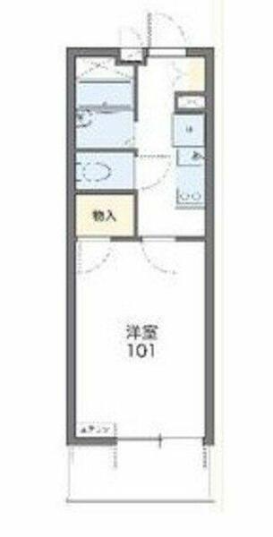 神奈川県川崎市中原区宮内１丁目(賃貸マンション1K・3階・20.81㎡)の写真 その2