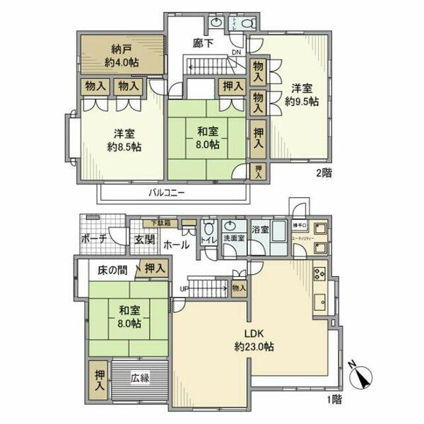 西宮下戸建｜埼玉県上尾市西宮下３丁目(賃貸一戸建4LDK・--・155.90㎡)の写真 その2