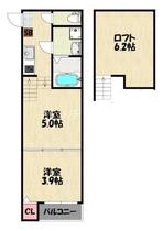 福岡県福岡市東区松香台２丁目（賃貸アパート2K・2階・25.08㎡） その2