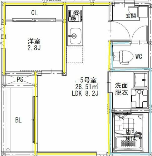 同じ建物の物件間取り写真 - ID:243006695606