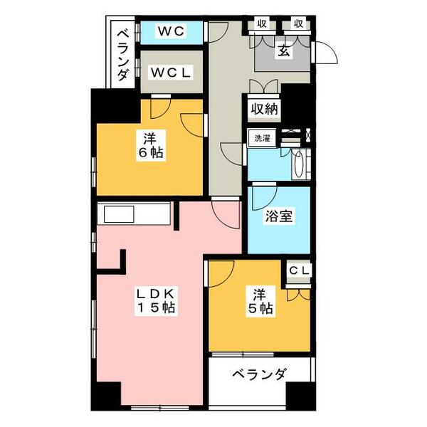 東京都文京区千石４丁目(賃貸マンション1SLDK・1階・65.64㎡)の写真 その2