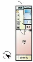 クレセントヴィラ 202 ｜ 埼玉県坂戸市日の出町（賃貸マンション1K・2階・21.06㎡） その2