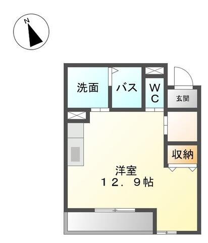 エステート房前 105｜大分県大分市大字鶴崎(賃貸アパート1R・1階・32.62㎡)の写真 その2