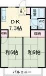 板橋区高島平４丁目 2階建 築37年のイメージ