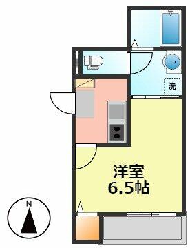 愛知県名古屋市西区城北町３丁目(賃貸アパート1K・2階・23.08㎡)の写真 その2