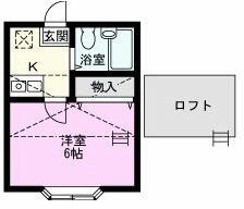 アネックス備後 108｜埼玉県春日部市備後東１丁目(賃貸アパート1K・1階・17.00㎡)の写真 その2