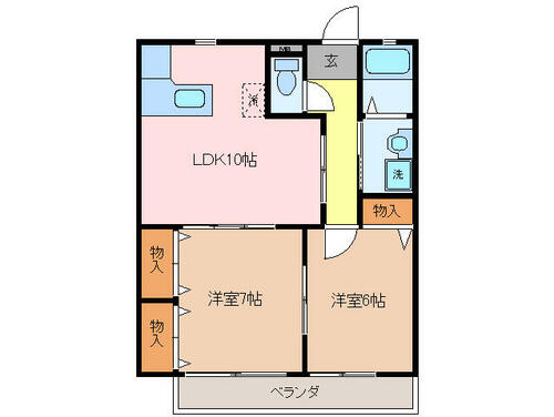 同じ建物の物件間取り写真 - ID:224004638526