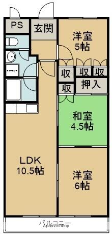 同じ建物の物件間取り写真 - ID:236002404637