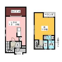 シェッドルーフ  ｜ 愛知県常滑市住吉町３丁目（賃貸テラスハウス1LDK・--・51.90㎡） その2