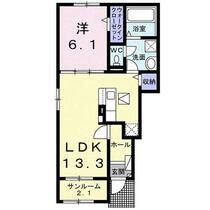 ネオ　エルブⅠ 101 ｜ 愛知県常滑市大和町１丁目（賃貸アパート1LDK・1階・50.01㎡） その2