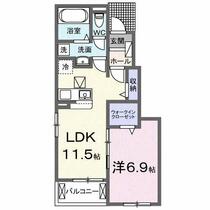 エスポワールⅠ 103 ｜ 愛知県常滑市保示町１丁目（賃貸アパート1LDK・1階・44.20㎡） その2