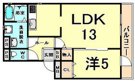 グリーンパーク尾浜２ 301 ｜ 兵庫県尼崎市尾浜町３丁目（賃貸アパート1LDK・3階・44.21㎡） その2