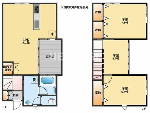 同じ建物の物件間取り写真 - ID:242001481872