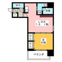 ルシェット白川公園  ｜ 愛知県名古屋市中区栄２丁目（賃貸マンション1LDK・5階・49.23㎡） その2