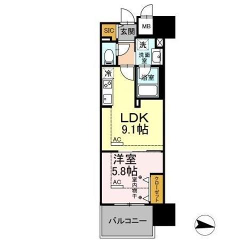 同じ建物の物件間取り写真 - ID:244003989926