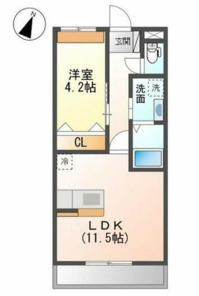 Ｐａｌａｃｉｏ西院｜京都府京都市右京区西院西田町(賃貸マンション1LDK・1階・40.05㎡)の写真 その2