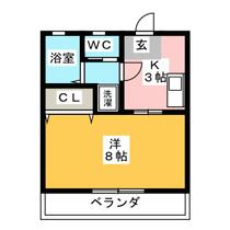 ラフォーレ新屋敷  ｜ 愛知県豊川市野口町新屋敷（賃貸アパート1K・2階・26.73㎡） その2