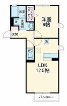 ヴィラ　アメリア 101 ｜ 愛知県春日井市若草通３丁目（賃貸アパート1LDK・1階・43.74㎡） その2