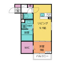 レクエルド 102 ｜ 愛知県豊川市蔵子６丁目（賃貸アパート1LDK・1階・34.76㎡） その2