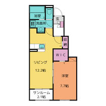 ブルーベル 103 ｜ 愛知県豊川市三蔵子町中荒古（賃貸アパート1LDK・1階・50.14㎡） その2