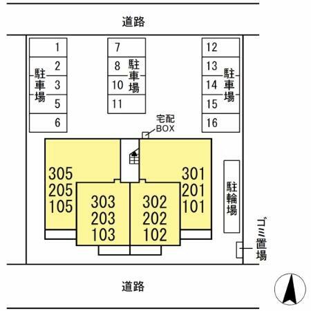 コンフォルト 205｜千葉県柏市十余二(賃貸アパート3LDK・2階・78.75㎡)の写真 その3