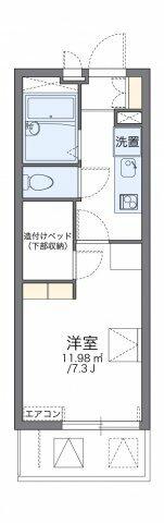 レオパレスフォンターナ大宮 201｜大阪府岸和田市上野町西(賃貸マンション1K・2階・20.81㎡)の写真 その2