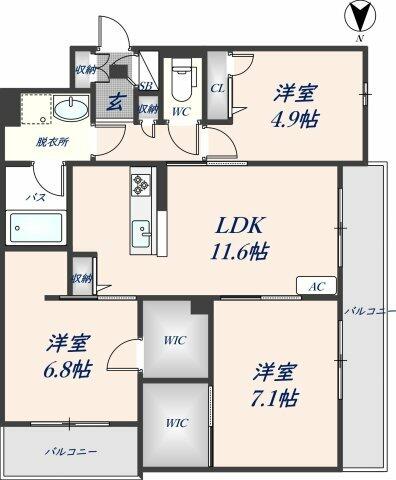 同じ建物の物件間取り写真 - ID:227081066664