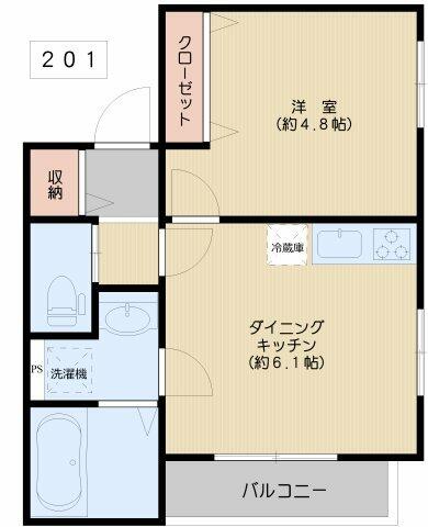 メゾンＹＭ 201｜東京都文京区根津２丁目(賃貸マンション1DK・2階・30.02㎡)の写真 その2