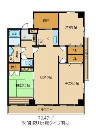 同じ建物の物件間取り写真 - ID:210002682023