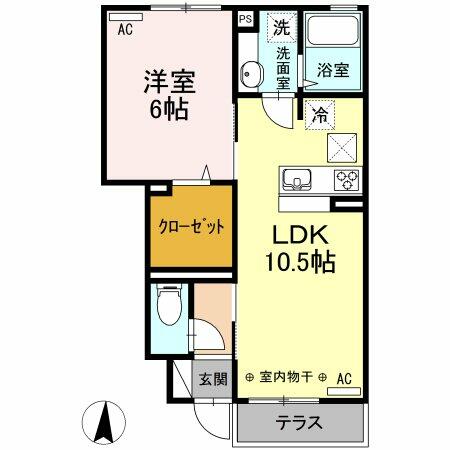 同じ建物の物件間取り写真 - ID:213101646717