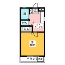 ＡＩコーポ  ｜ 愛知県名古屋市天白区福池１丁目（賃貸アパート1K・1階・26.49㎡） その2