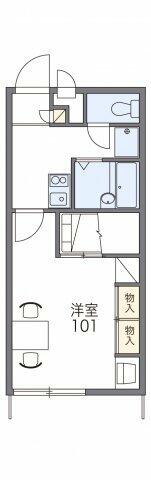 レオパレスＲＡＲＡ 203｜岐阜県岐阜市野一色６丁目(賃貸アパート1K・2階・23.18㎡)の写真 その2