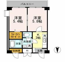 クレール久保 301 ｜ 兵庫県神戸市北区谷上西町（賃貸アパート2K・3階・36.00㎡） その2