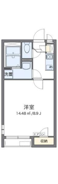 クレイノアペルト泉佐野ＩＩ｜大阪府泉佐野市旭町(賃貸アパート1K・2階・25.17㎡)の写真 その2