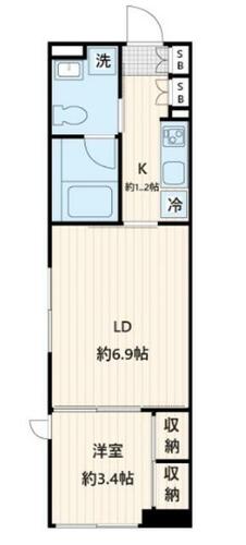 同じ建物の物件間取り写真 - ID:213099854119