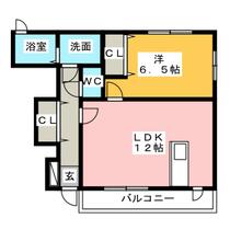 ブリーゼ諏訪  ｜ 愛知県北名古屋市中之郷諏訪（賃貸アパート1LDK・1階・45.12㎡） その2