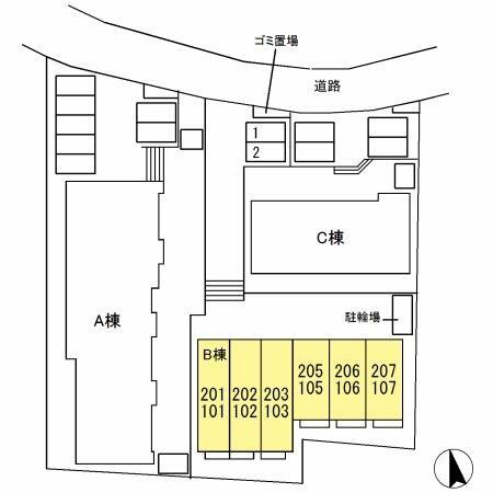 （仮）東野川１丁目ＰＪ　Ｂ棟 101｜東京都狛江市東野川１丁目(賃貸アパート1LDK・1階・43.20㎡)の写真 その5