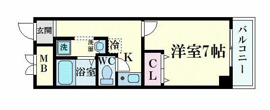 ＩＦ都島 303｜大阪府大阪市都島区内代町１丁目(賃貸マンション1K・3階・22.84㎡)の写真 その2