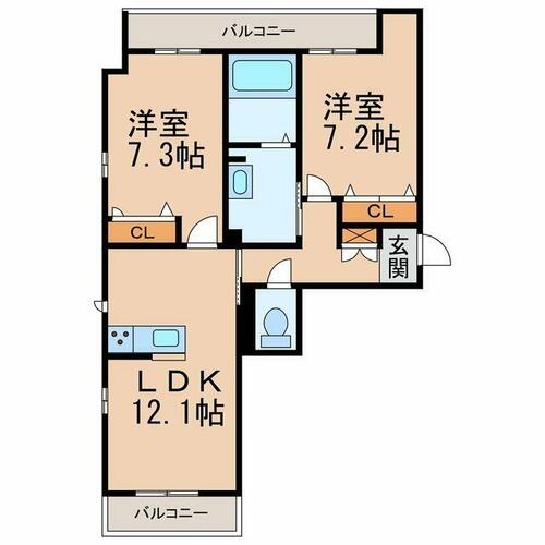 同じ建物の物件間取り写真 - ID:230029135634