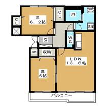 パークサイド元町  ｜ 北海道札幌市白石区菊水元町一条３丁目（賃貸マンション2LDK・3階・61.27㎡） その2