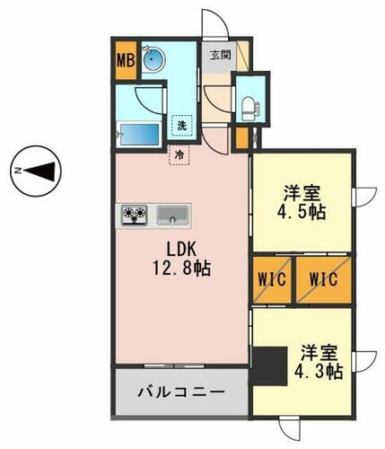 同じ建物の物件間取り写真 - ID:213103237166