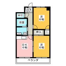 ＮＯＶＡサントラ  ｜ 愛知県半田市岩滑中町４丁目（賃貸マンション2DK・3階・43.00㎡） その2