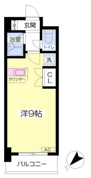 グローリー門司駅前 605｜福岡県北九州市門司区高田１丁目(賃貸マンション1R・6階・25.11㎡)の写真 その2