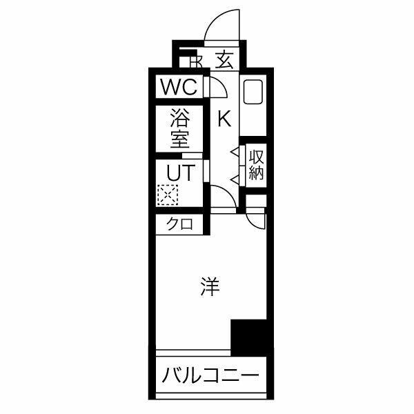 サンヴィラ千林｜大阪府大阪市旭区大宮３丁目(賃貸マンション1K・8階・25.00㎡)の写真 その2