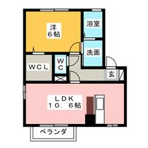 ＭＡＩＳＯＮ　Ｋ・ＨⅠ  ｜ 愛知県名古屋市緑区亀が洞１丁目（賃貸アパート1LDK・1階・42.07㎡） その2