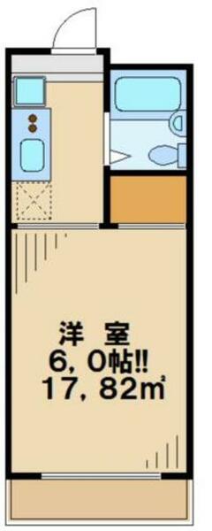 よしみハウジングビル（大塚） 307｜東京都八王子市大塚(賃貸マンション1K・3階・17.82㎡)の写真 その2