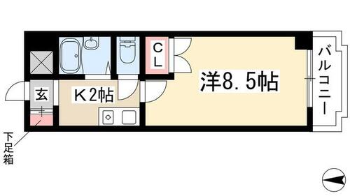 同じ建物の物件間取り写真 - ID:223031668285