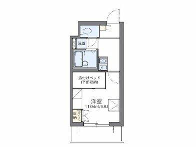 東京都町田市森野１丁目(賃貸マンション1K・4階・20.23㎡)の写真 その2