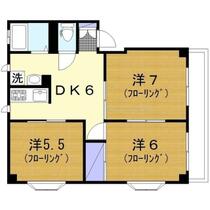 ヒルズ泉の森 201 ｜ 神奈川県大和市西鶴間５丁目（賃貸マンション3DK・2階・50.20㎡） その2